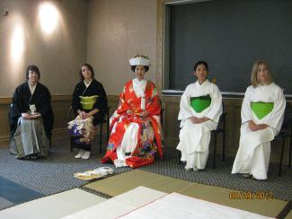 Wedding Party in Wedding Kimono
