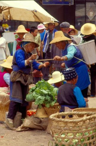 Market in Dali, Yunnan, PRC.